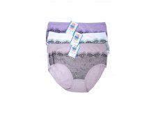 Трусы женские "H&B" &#8470; 8863 58,5 руб. Состав: 95% хлопок, 5% спандекс. В упаковке 12 штук. (один цвет, разные размеры).