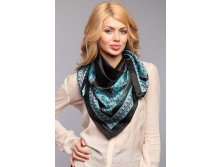 0015 flora blu (2). Полиэстер. 90х90. La-u-ra Mi-la-no. Италия. 325 руб.jpeg