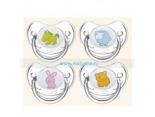 Пустышка силиконовая ортодонтическая, Transparent, 0-6 м, Canpol Babies 156 р..jpg