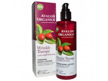 Avalon Organics, Wrinkle Therapy with CoQ10 & Rosehip, Firming Body Lotion, 8 oz (227 g)    