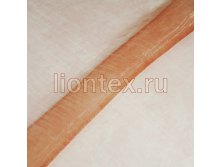 Органза-жатка Print Li*ne, в элегантную полоску , золотисто-терракотовый, ширина 280 см, АКЦИЯ - 149 руб