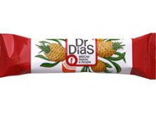 35 гр Dr.DiaS Батончик-мюсли в ЙОГУРТЕ на фруктозе АНАНАСОВЫЙ