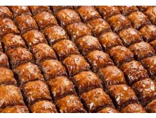 Пахлава турецкая шоколадная с грецким орехом. 1 кг