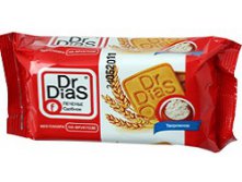170 гр Dr.DiaS Печенье сдобное ТВОРОЖНОЕ на фруктозе