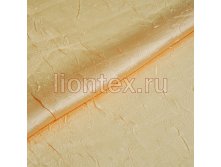 Легкая портьерная ткань Cru*shed, жатый эффект, бежевый, ширина 145 см, АКЦИЯ - 89 руб
