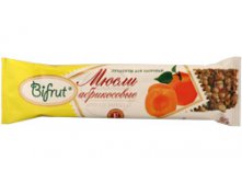 30 гр BIFRUT батончик-мюсли на фруктозе АБРИКОСОВЫЙ