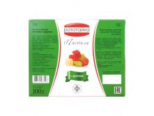 100 гр "РОТОТАЙКА" Пастила "С ЦУКАТАМИ" на фруктозе