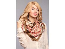 0015print brown (2). Полиэстер. 90х90. So-ph-ie Ro-ma-ge. Италия. 325 руб.jpeg