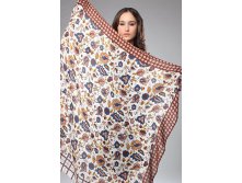 P20 brown 120х120. Вискоза80 шелк20. 120х120. La-u-ra Mi-la-no. Италия. 520 руб.jpeg