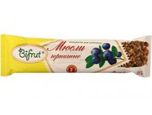 30 гр BIFRUT батончик-мюсли на фруктозе ЧЕРНИЧНЫЙ