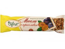 30 гр BIFRUT батончик-мюсли на фруктозе с ЧЕРНОСЛИВОМ