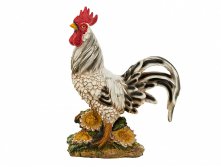Фигурка декоративная для сада "Петух" 23*10*29,5см. (белая упаковка) ENS, Серия: Ферма, Материал: Полистоун, Код: 4400063, Артикул: 4400063 1446р