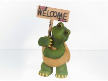 Фигурка декоративная "Черепаха/Welcome" h=30см. ENS, Материал: Полимерные материалы, Код: 1660100, Артикул: 1660100 976р
