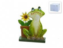 Фигура декоративная для сада "Лягушка-квакушка" 11*3*15см. (белая упаковка) ENS, Серия: Ферма, Материал: Полимерные материалы, Код: 1961643, Артикул: 1961643 423р