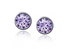 Серьги Swarovski Crystal светло сиреневые, арт.СС0003Ю 145 руб..jpg