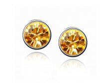 Серьги Swarovski Crystal желтые, арт.СС0005 145 руб..jpg