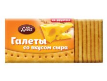 Галеты ДиYes со вкусом сыра на фруктозе 160г 6 мес	45,85