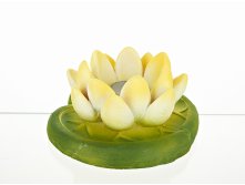 Фигурка декоративная для водоемов (со свечой) "Кувшинка" 13*13*6,5см. (без подарочной упаковки) ENS, Серия: Изящный сад, Материал: Полимерные материалы, Код: 7610032, Артикул: 7610032 292р