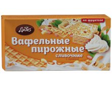 Торт-Пирожные ДиYes Вафельные Сливочные с орехами на фрукт 190г 9 мес 72,59