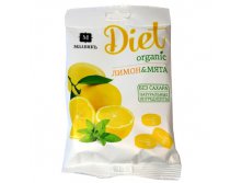 Карамель Diet Лимон-мята на изомальте 50 гр 12 мес	52,56