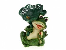 Фигура декоративная для сада "Лягушки/Welcome" 16*16*22,5см. (без подарочной упаковки) ENS, Серия: Волшебный лес, Материал: Полимерные материалы, Код: 4700027, Артикул: 4700027 734р