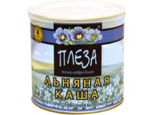 Каша Плеза Льняная Натуральный вкус 400г банка 12 мес	270,76