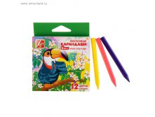 Карандаши восковые шестигранные ZOO, 12 цветов.jpg