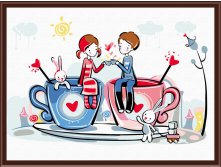 Набор Колор Кит картина по номерам арт.КК.CE027 LOVE TEA 30х40. 499 руб.jpg