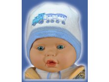 Шапка для мальчиков на завязках SKM 401 170р