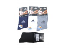 Носки мужские "Adidas" &#8470;182 35 руб. Состав: 85% хлопок, 10% спандекс, 5% эластан. В упаковке 12 штук. Минимальный заказ 1 упаковка.