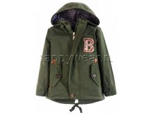 BK214VT Куртка ветровка для мал (верх и подкл. 100% хлопок), 3-4, 4-5, 5-6, 7-8, т.зелен., 949,00р..jpg