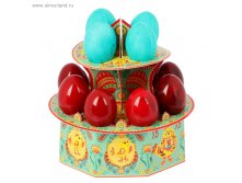 Пасхальная подставка на 12 яиц "Со светлой Пасхой!" цыплята © Наша разработка. Защищено авторским правом. Артикул:	1211814 Остаток на складе:	Достаточно Страна-производитель:	Китай Серия:	Пасха Размер:	20,7 &#215; 20,7 &#215; 21 см Материал:	картон