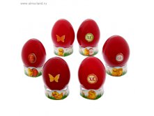 Набор для декора 6 яиц пасхальный "Цыплята" © Наша разработка. Защищено авторским правом. Артикул:	1209539 Остаток на складе:	Достаточно Страна-производитель:	Китай Серия:	Пасха Размер:	17 &#215; 20,7 см Материал:	картон