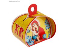 Подарочная коробочка "ХВ. С праздником Светлой Пасхи!" желтая Артикул:	1323105 Остаток на складе:	Достаточно Страна-производитель:	Россия Размер упаковки:	31 &#215; 25 &#215; 0,1 см Материал:	картон, бумага