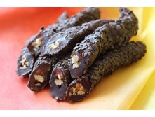 Чурчхела виноградная с грецким орехом (в обсыпке с шоколадным драже) ряд 1,5 кг 426 руб/кг