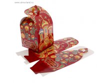Коробка складная "Для Пасхального кулича" © Наша разработка. Защищено авторским правом. Артикул:	1206676 Остаток на складе:	Достаточно Страна-производитель:	Китай Размер:	39,7 &#215; 28 &#215; 0,3 см Материал:	картон
