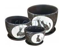 Кошки Комплект горшков из 3-х горшков д12-15-18. 455,96 руб.jpg