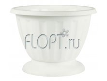 М1398 Вазон Пальмира 10л. (белый). 33х23. 205,35 руб.jpg