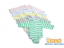 053-032 Боди с длинным рукавом (полоса