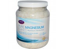 Life Flo Health, Хлопья чистого магния, хлормагниевый рассол, 2.75 фунтов (44 унции)