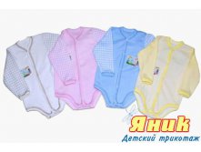 053-035/031 Боди длинный рукав (застежка спереди)