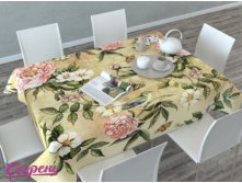 Скатерть "Винтажные цветы" 02403-СК-ГБ-003  габардин 145*120