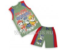 BK026MS Костюм для мальчиков (майка + шорты), 100 %хлопок, Патруль сер., ряд 4-5-6-7-8, 235,00р.jpg