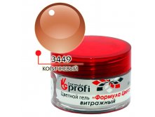 ЦВЕТНОЙ ВИТРАЖНЫЙ ГЕЛЬ ФОРМУЛА ПРОФИ &#8470;01 КОРИЧНЕВЫЙ 10 ГР. , АРТ.3449.jpg