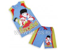 BK026MS Костюм для мальчиков (майка + шорты), 100 %хлопок, Egyxos, ряд 4-5-6-7-8, 235,00р.jpg