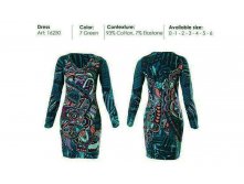 16250 - платье - green - 43 евро