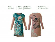 16164 - платье - green - 52 евро