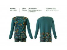 16205 - свитер - green - 48 евро