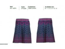 16274 - юбка - purple 32евро