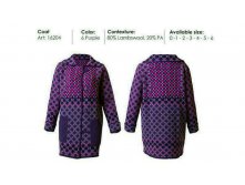 16204 - пальто - purple - 85 евро